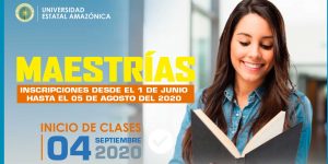 AMPLIAMOS NUESTRAS INSCRIPCIONES A LAS MAESTRÍAS